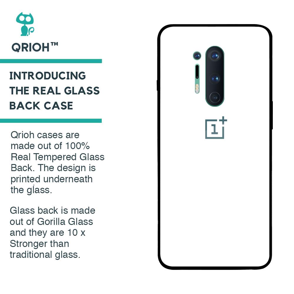 Arctic White Glass Case for OnePlus 8 Pro