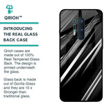 Black & Grey Gradient Glass Case For OnePlus 8 Pro