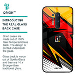 Race Jersey Pattern Glass Case For OnePlus 8 Pro