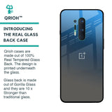 Blue Grey Ombre Glass Case for OnePlus 8 Pro