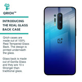 Blue Rhombus Pattern Glass Case for OnePlus 8 Pro