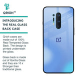 Vibrant Blue Texture Glass Case for OnePlus 8 Pro