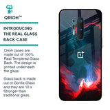 Brush Art Glass Case For OnePlus 8 Pro