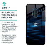 Blue Rough Abstract Glass Case for OnePlus 8 Pro