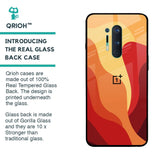Magma Color Pattern Glass Case for OnePlus 8 Pro