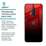 Maroon Faded Glass Case for OnePlus 8 Pro