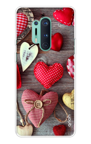 Valentine Hearts OnePlus 8 Pro Back Cover