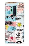 Happy Doodle OnePlus 8 Pro Back Cover