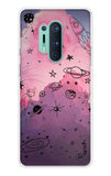 Space Doodles Art OnePlus 8 Pro Back Cover
