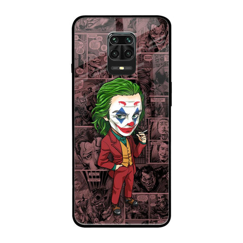 Joker Cartoon Redmi Note 9 Pro Max Glass Back Cover Online
