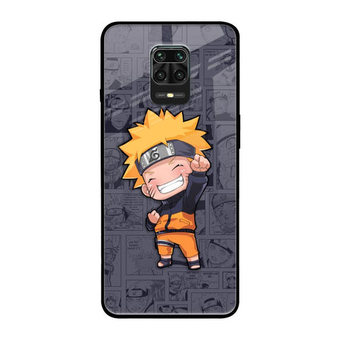 Orange Chubby Redmi Note 9 Pro Max Glass Back Cover Online
