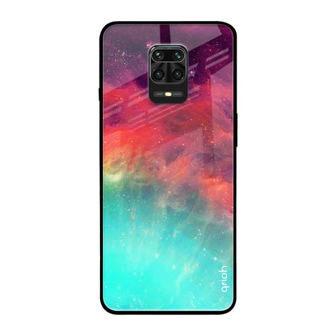 Colorful Aura Redmi Note 9 Pro Max Glass Back Cover Online