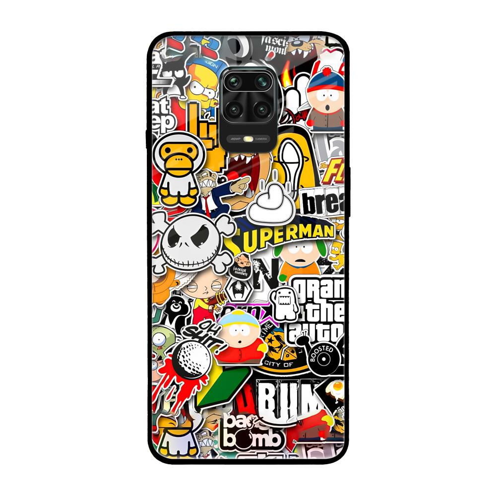 Boosted Redmi Note 9 Pro Max Glass Back Cover Online