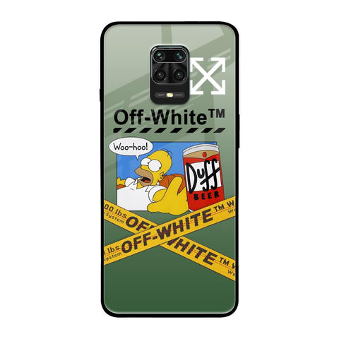 Duff Beer Redmi Note 9 Pro Max Glass Back Cover Online