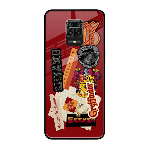 Gryffindor Redmi Note 9 Pro Max Glass Back Cover Online