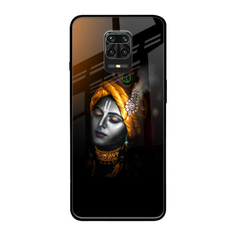 Ombre Krishna Redmi Note 9 Pro Max Glass Back Cover Online