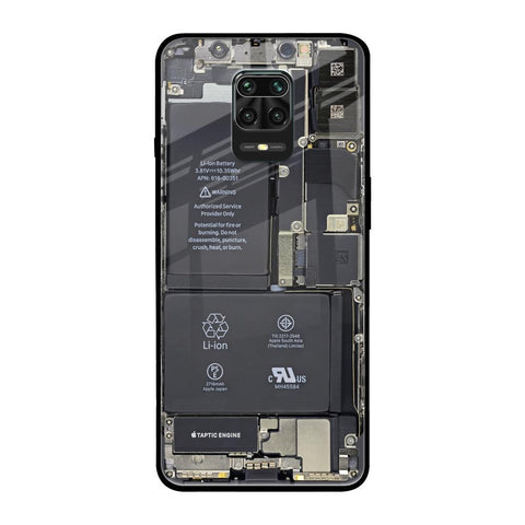 Skeleton Inside Redmi Note 9 Pro Max Glass Back Cover Online