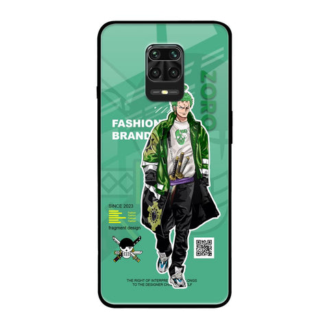 Zoro Bape Redmi Note 9 Pro Max Glass Back Cover Online