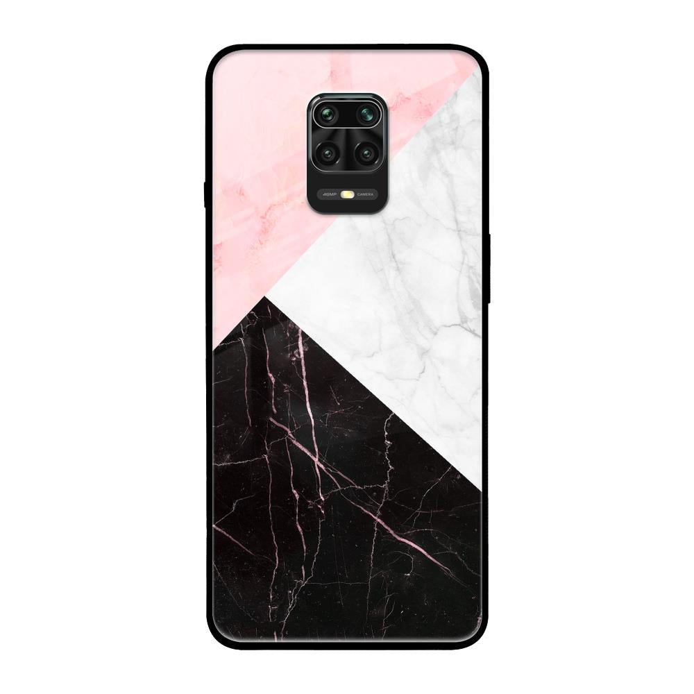 Marble Collage Art Redmi Note 9 Pro Max Glass Back Cover Online