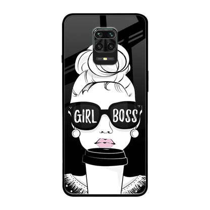 Girl Boss Redmi Note 9 Pro Max Glass Back Cover Online