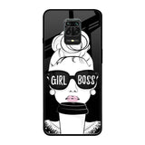 Girl Boss Redmi Note 9 Pro Max Glass Back Cover Online