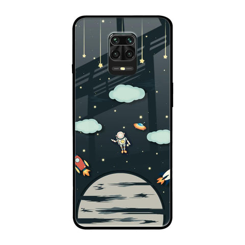 Astronaut Dream Redmi Note 9 Pro Max Glass Back Cover Online