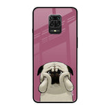 Funny Pug Face Redmi Note 9 Pro Max Glass Back Cover Online