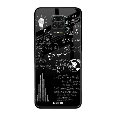 Funny Math Redmi Note 9 Pro Max Glass Back Cover Online