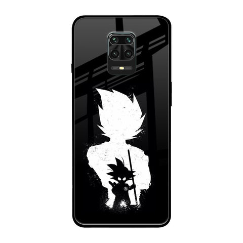Monochrome Goku Redmi Note 9 Pro Max Glass Back Cover Online