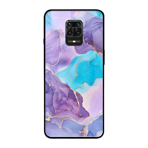 Alcohol ink Marble Redmi Note 9 Pro Max Glass Back Cover Online