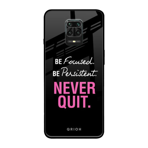 Be Focused Redmi Note 9 Pro Max Glass Back Cover Online