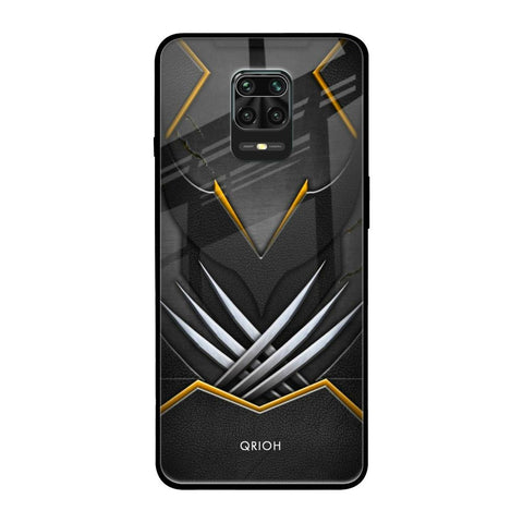 Black Warrior Redmi Note 9 Pro Max Glass Back Cover Online