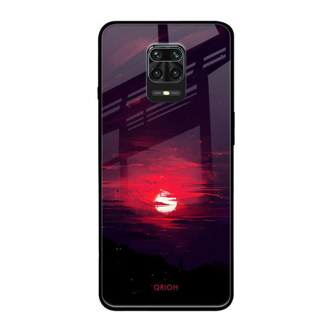 Morning Red Sky Redmi Note 9 Pro Max Glass Cases & Covers Online