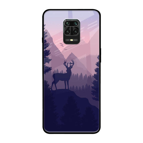 Deer In Night Redmi Note 9 Pro Max Glass Cases & Covers Online