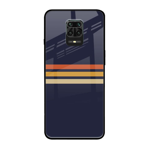 Tricolor Stripes Redmi Note 9 Pro Max Glass Cases & Covers Online