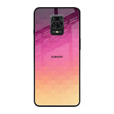 Geometric Pink Diamond Redmi Note 9 Pro Max Glass Back Cover Online