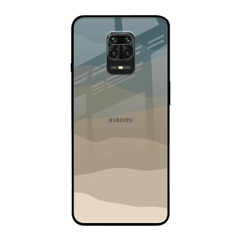 Abstract Mountain Pattern Redmi Note 9 Pro Max Glass Back Cover Online