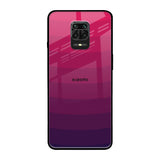 Wavy Pink Pattern Redmi Note 9 Pro Max Glass Back Cover Online