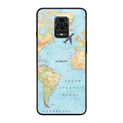 Fly Around The World Redmi Note 9 Pro Max Glass Back Cover Online