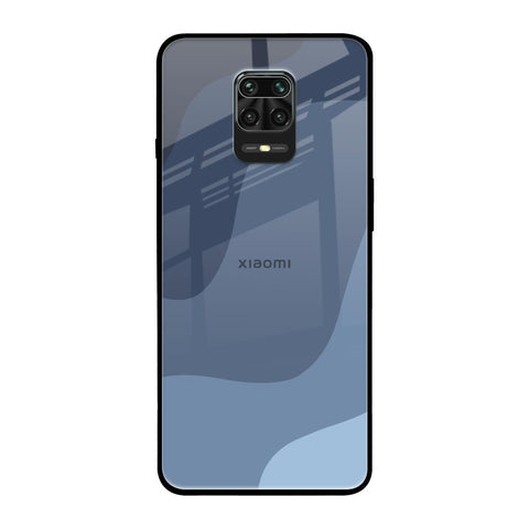 Navy Blue Ombre Redmi Note 9 Pro Max Glass Back Cover Online