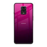 Purple Ombre Pattern Redmi Note 9 Pro Max Glass Back Cover Online