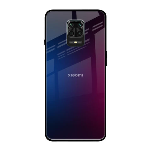 Mix Gradient Shade Redmi Note 9 Pro Max Glass Back Cover Online