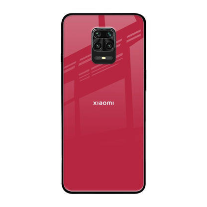 Solo Maroon Redmi Note 9 Pro Max Glass Back Cover Online