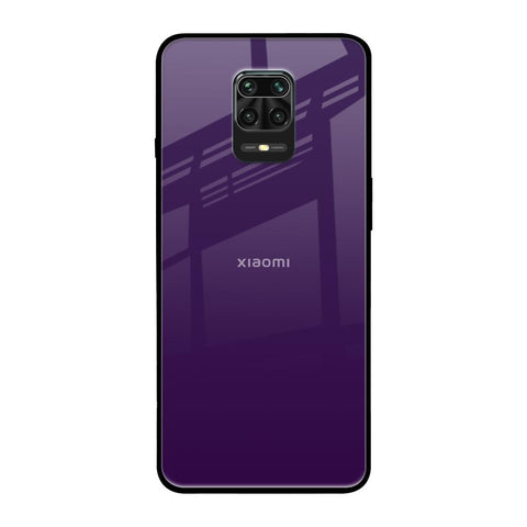 Dark Purple Redmi Note 9 Pro Max Glass Back Cover Online