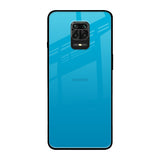 Blue Aqua Redmi Note 9 Pro Max Glass Back Cover Online