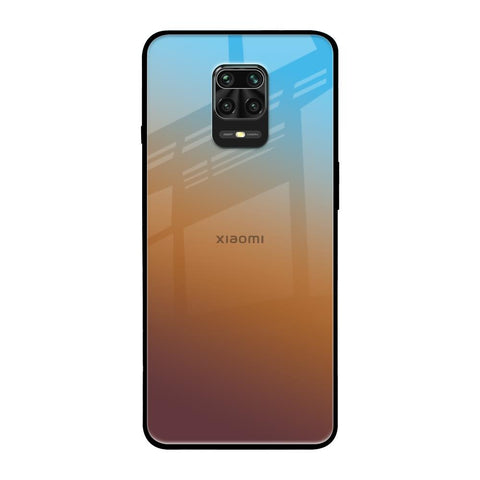 Rich Brown Redmi Note 9 Pro Max Glass Back Cover Online