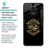Islamic Calligraphy Glass Case for Redmi Note 9 Pro Max