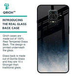 Black Aura Glass Case for Redmi Note 9 Pro Max
