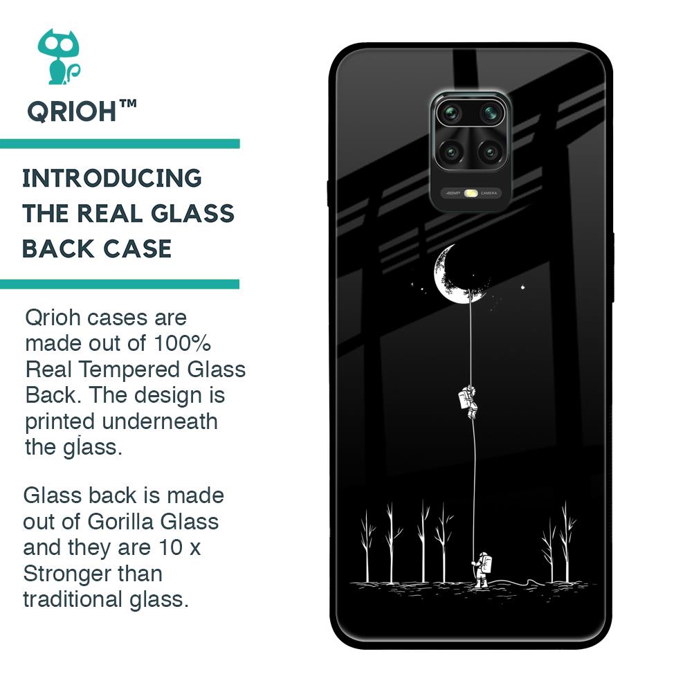 Catch the Moon Glass Case for Redmi Note 9 Pro Max