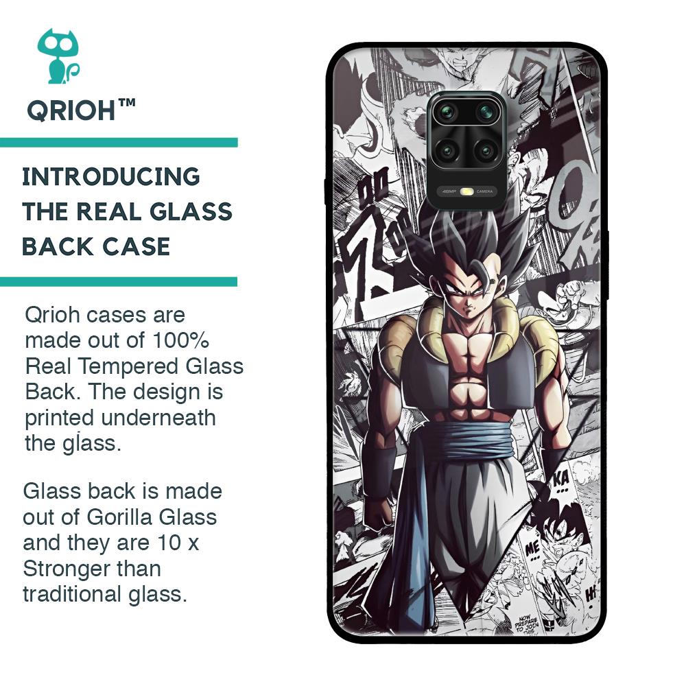 Dragon Anime Art Glass Case for Redmi Note 9 Pro Max